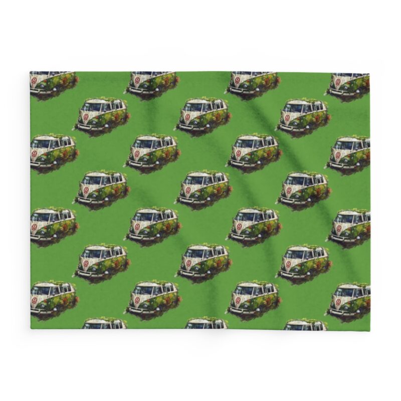 Rescued Vw Camper Arctic Fleece Blanket