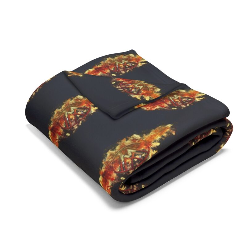 Scorched Vw Logo Arctic Fleece Blanket