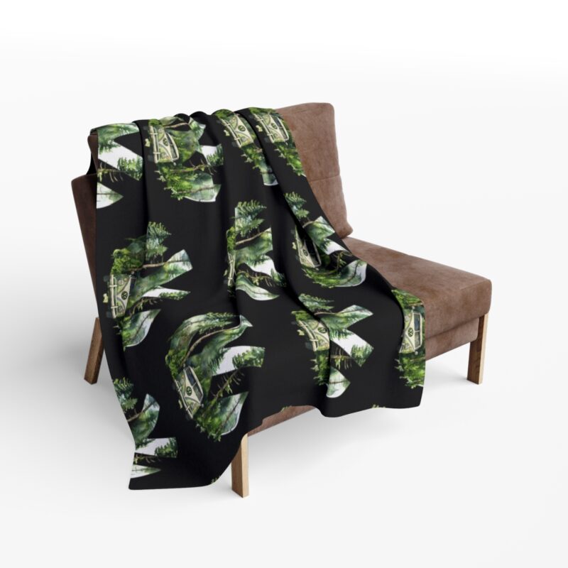 Vw Jungle Dubber Arctic Fleece Blanket