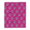 Barbiecore Van Girl Arctic Fleece Blanket