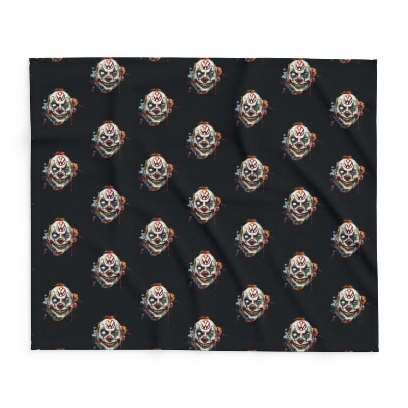 Evil Vw Brain Clown Arctic Fleece Blanket