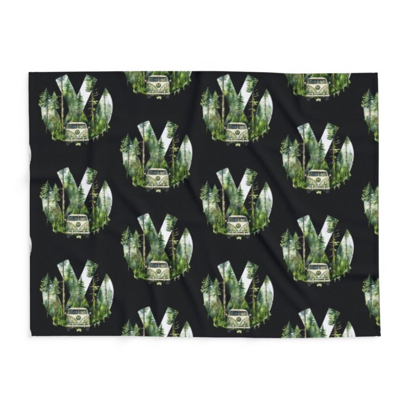 Vw Jungle Dubber Arctic Fleece Blanket