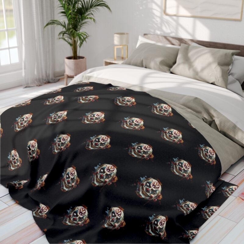 Evil Vw Brain Clown Arctic Fleece Blanket