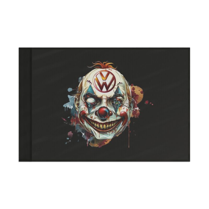 Evil Vw Brain Clown Flag