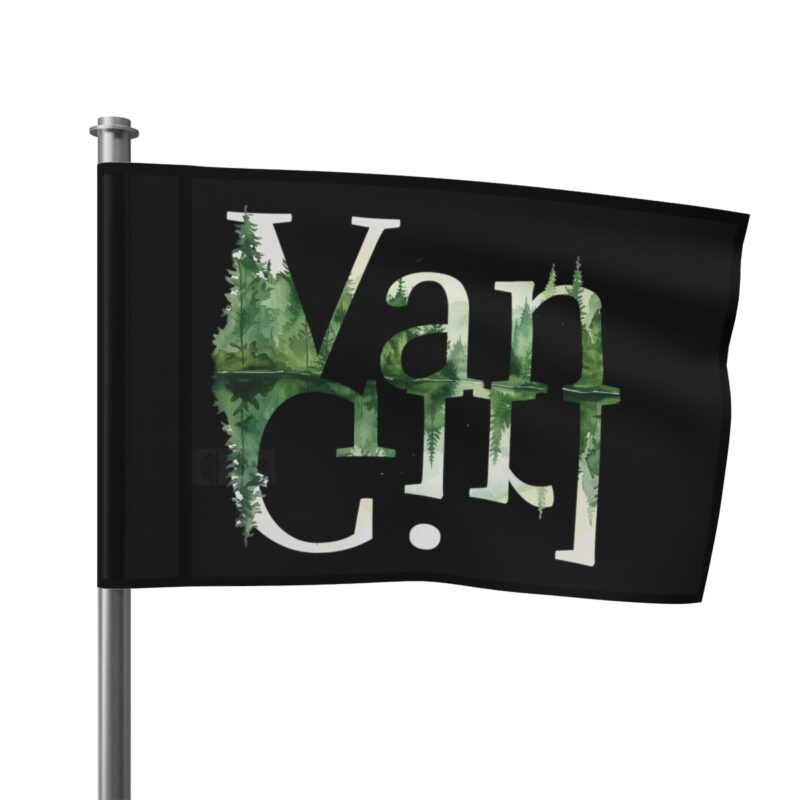 Outdoor Van Girl Flag