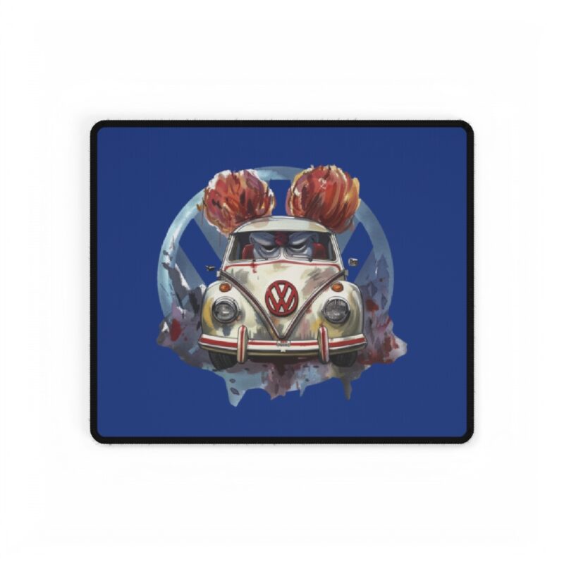 Clown Vw Bug Mouse Pad Desk Mat