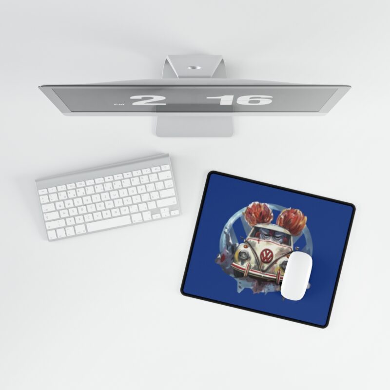 Clown Vw Bug Mouse Pad Desk Mat