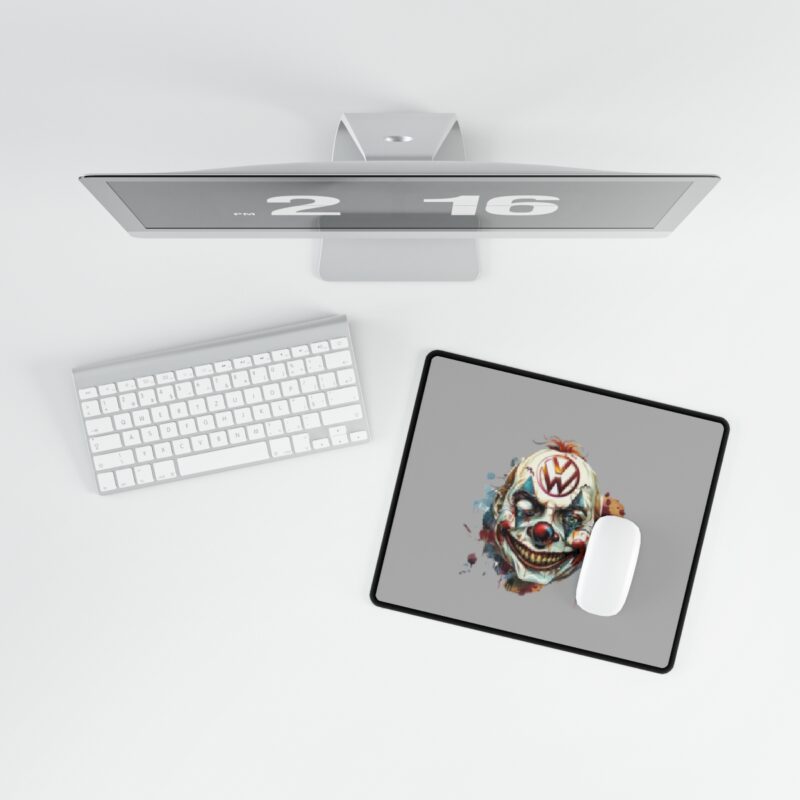 Evil Vw Brain Clown Mouse Pad Desk Mat
