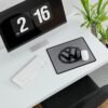 Vw Perspective Logo Mouse Pad Desk Mat