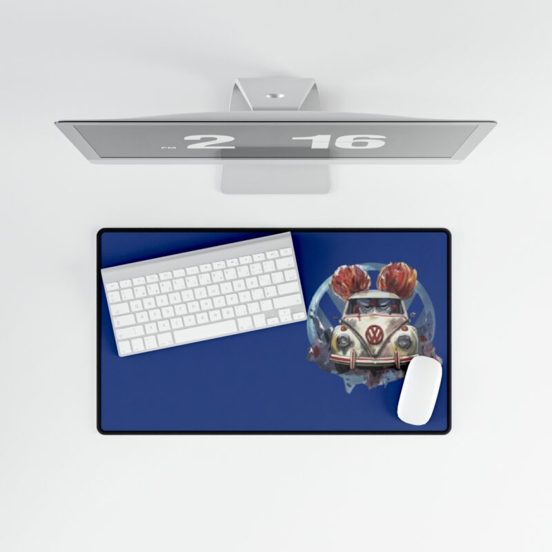 Clown Vw Bug Mouse Pad Desk Mat