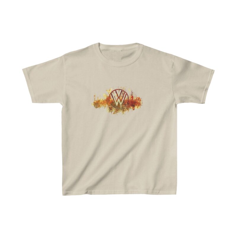 Scorched Vw Logo Kids Heavy Cotton Tee