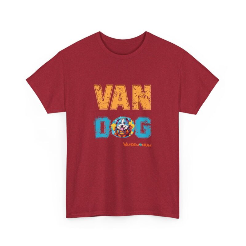 Van Dog T-shirt - Cute Terrier Puppy With Backpack