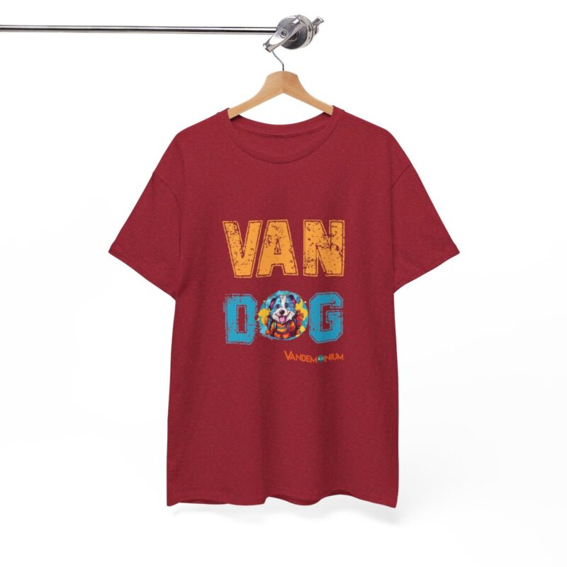 Van Dog T-shirt - Cute Terrier Puppy With Backpack