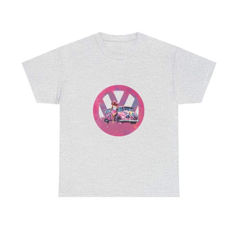 Barbiecore Van Girl Heavy Cotton T-shirt