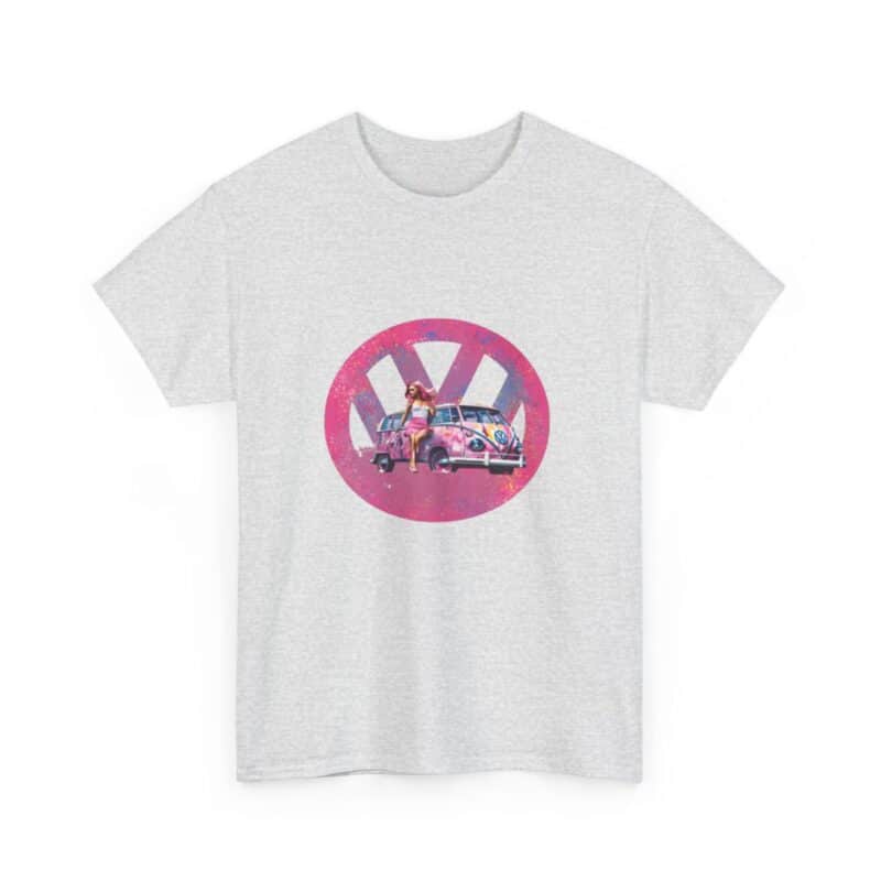 Barbiecore Van Girl Heavy Cotton T-shirt