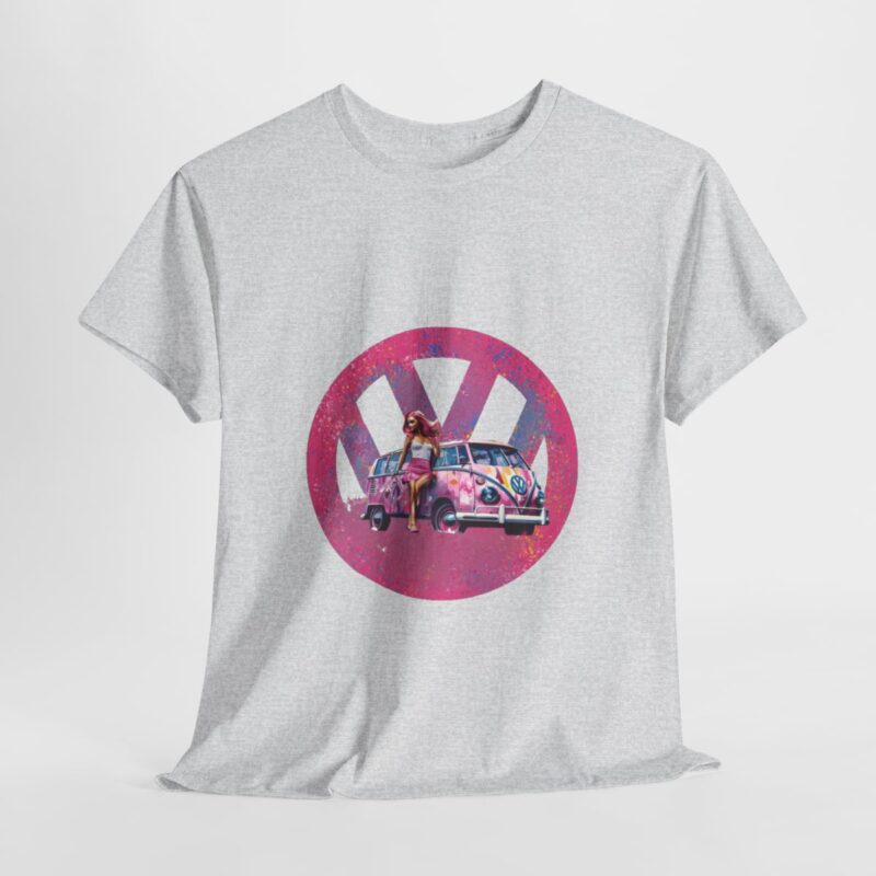 Barbiecore Van Girl Heavy Cotton T-shirt