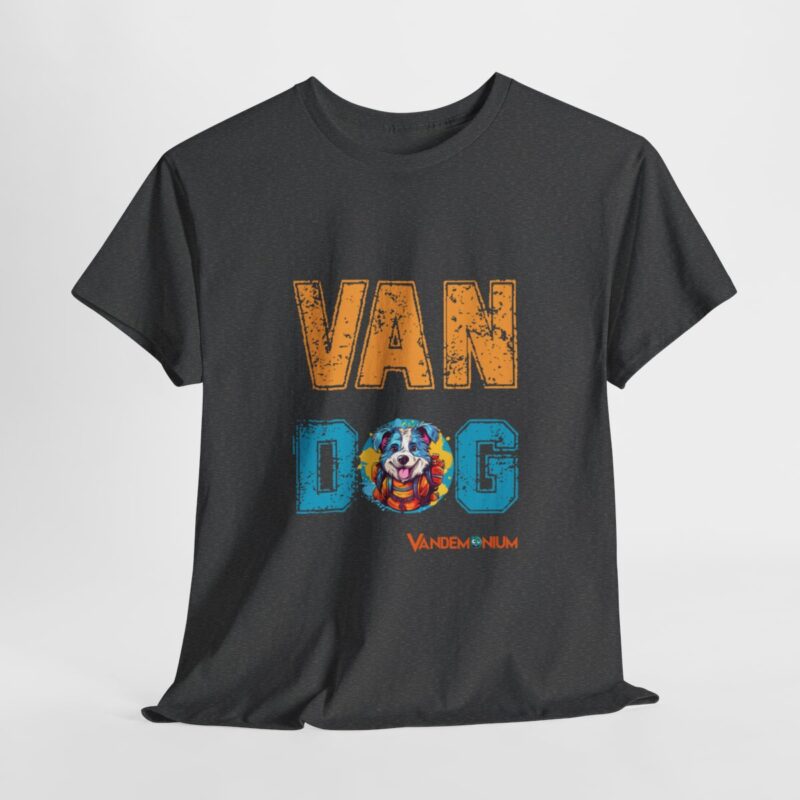 Van Dog T-shirt - Cute Terrier Puppy With Backpack