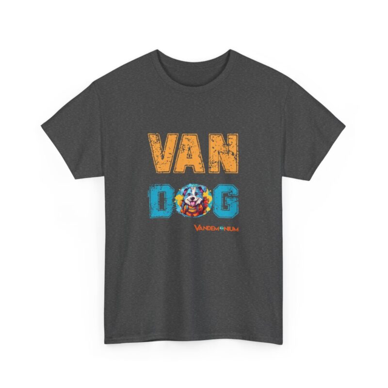 Van Dog T-shirt - Cute Terrier Puppy With Backpack