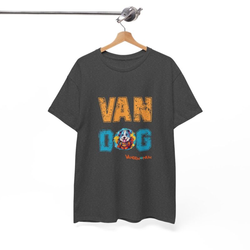 Van Dog T-shirt - Cute Terrier Puppy With Backpack