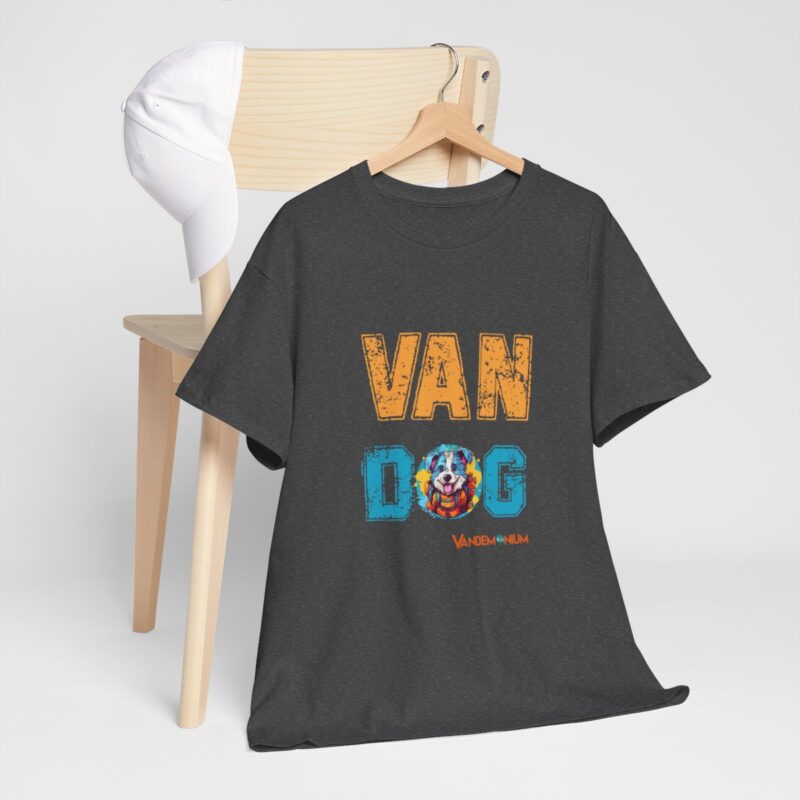 Van Dog T-shirt - Cute Terrier Puppy With Backpack