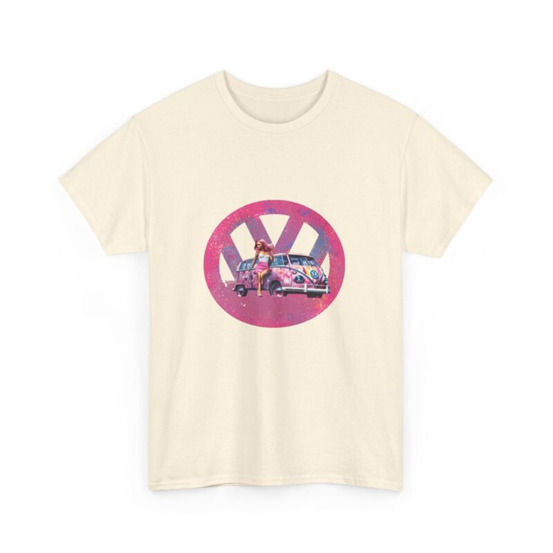 Barbiecore Van Girl Heavy Cotton T-shirt