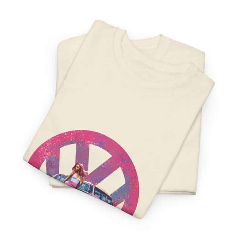 Barbiecore Van Girl Heavy Cotton T-shirt