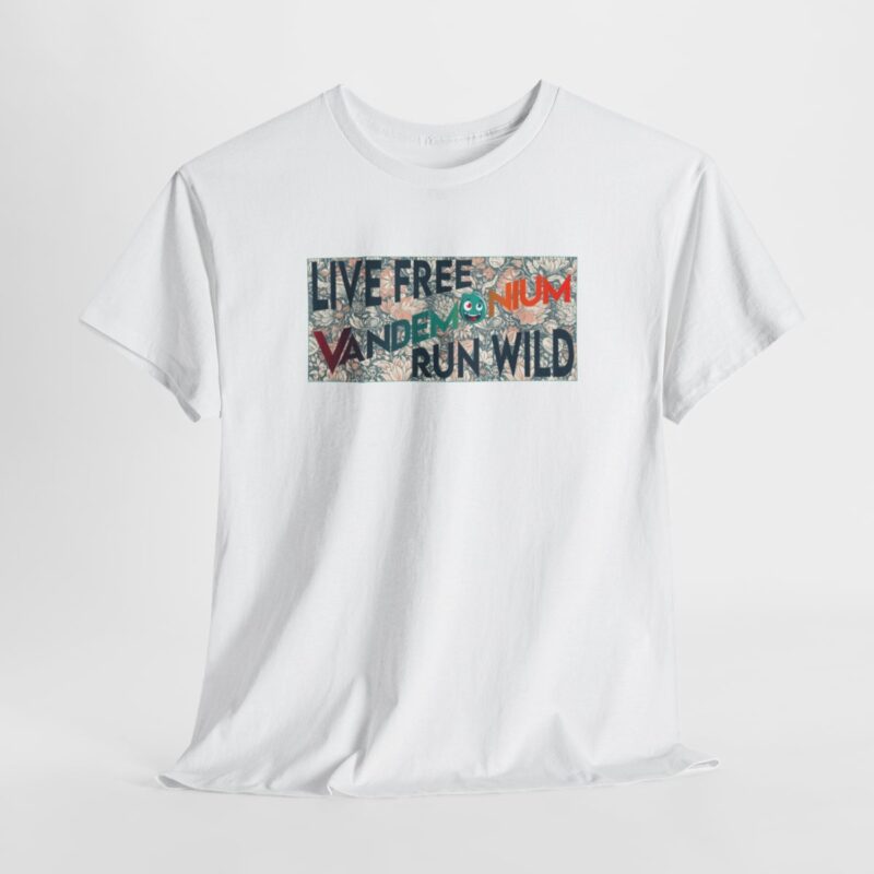 Live Free Run Wild Floral T-shirt