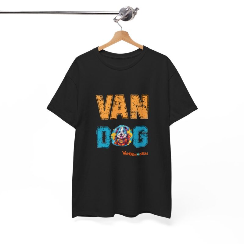 Van Dog T-shirt - Cute Terrier Puppy With Backpack