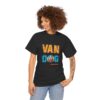 Van Dog T-shirt - Cute Terrier Puppy With Backpack