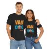 Van Dog T-shirt - Cute Terrier Puppy With Backpack