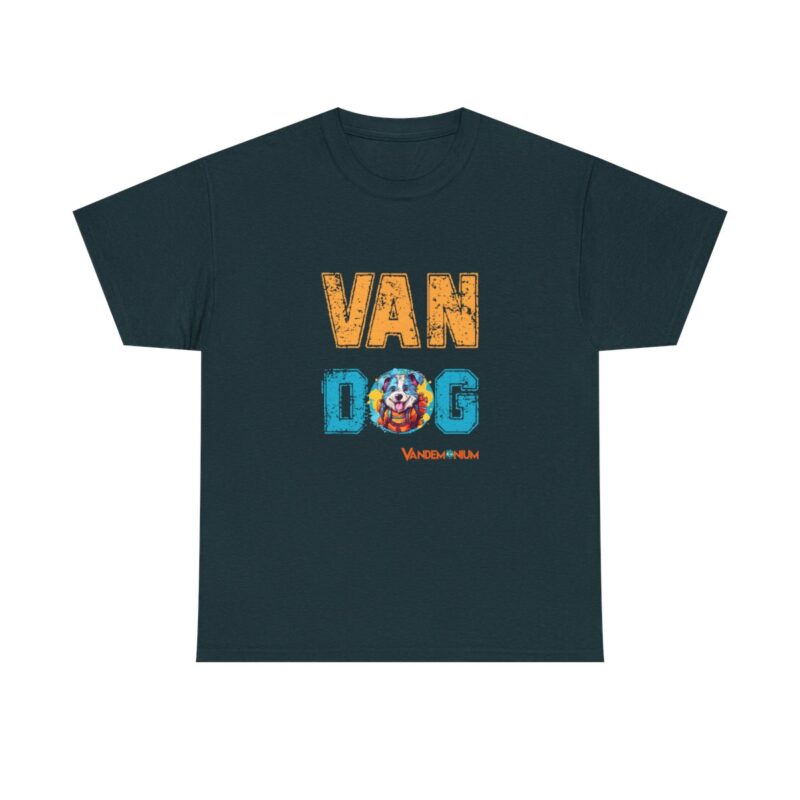 Van Dog T-shirt - Cute Terrier Puppy With Backpack