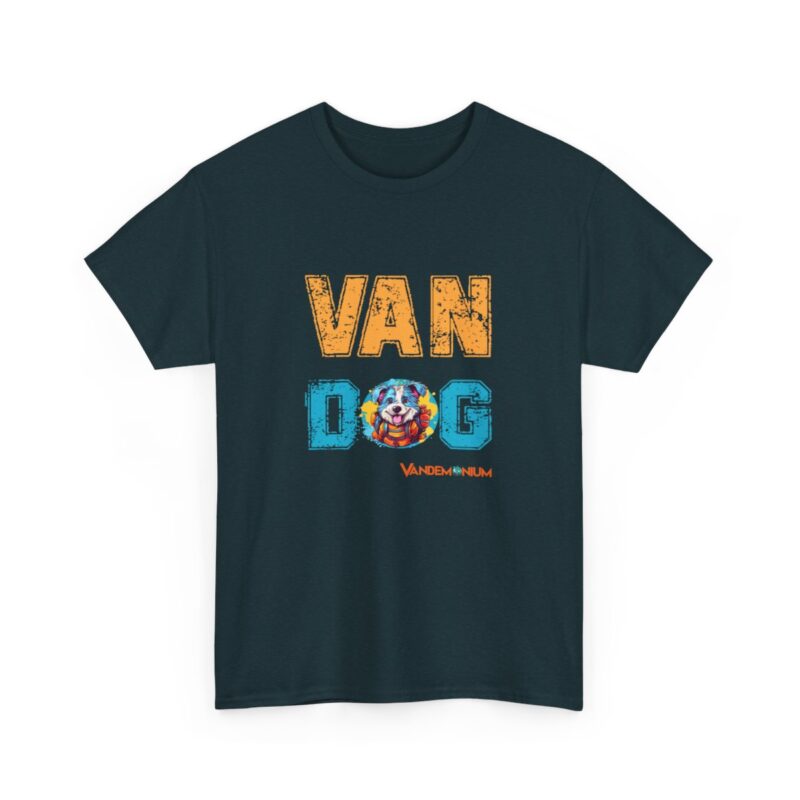 Van Dog T-shirt - Cute Terrier Puppy With Backpack