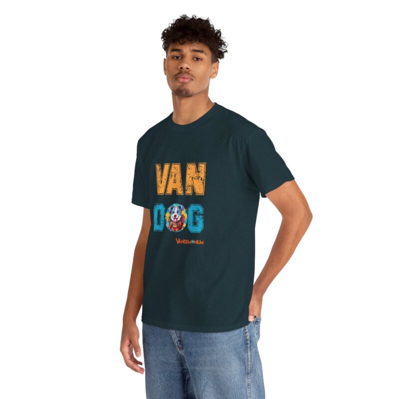 Van Dog T-shirt - Cute Terrier Puppy With Backpack