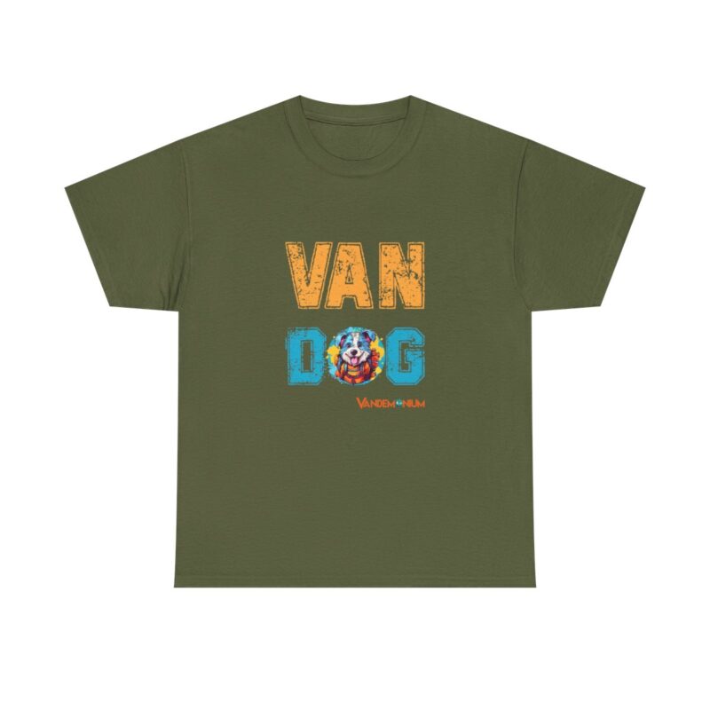 Van Dog T-shirt - Cute Terrier Puppy With Backpack