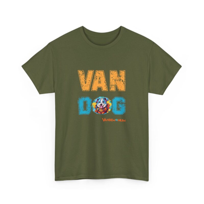 Van Dog T-shirt - Cute Terrier Puppy With Backpack