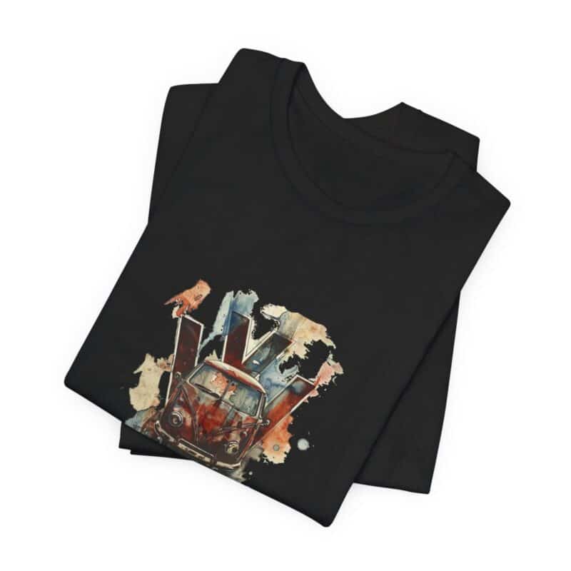 Rusty Vw Camper Soft T-shirt