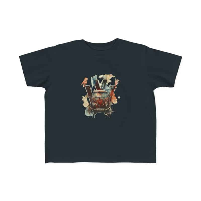 Rusty Vw Camper Toddler's Fine Jersey Tee