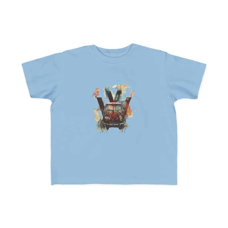 Rusty Vw Camper Toddler's Fine Jersey Tee