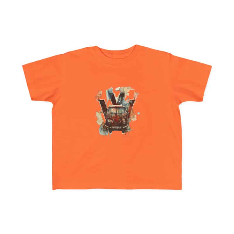 Rusty Vw Camper Toddler's Fine Jersey Tee