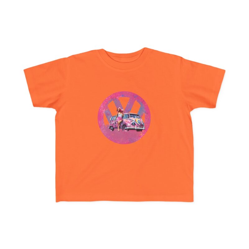 Barbiecore Van Girl Toddler's Fine Jersey Tee