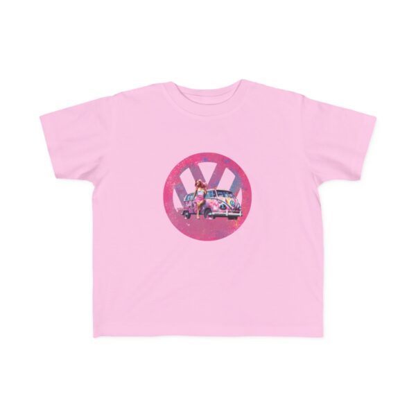 Barbiecore Van Girl Toddler's Fine Jersey Tee