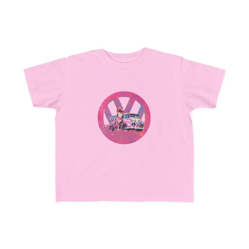 Barbiecore Van Girl Toddler's Fine Jersey Tee