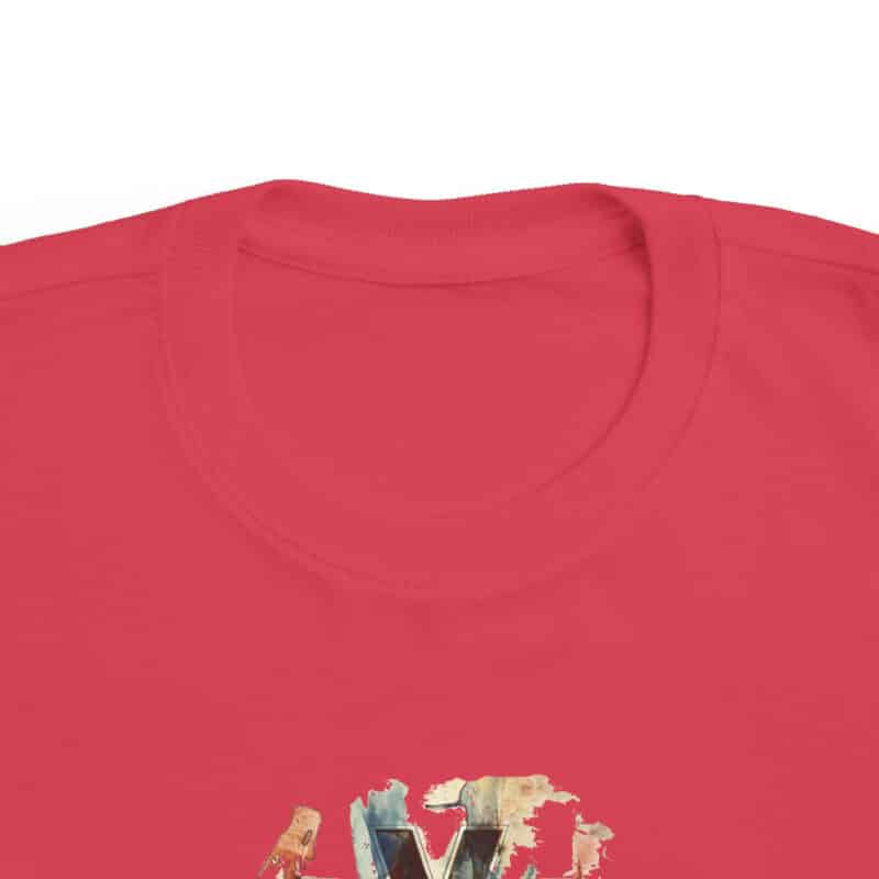 Rusty Vw Camper Toddler's Fine Jersey Tee