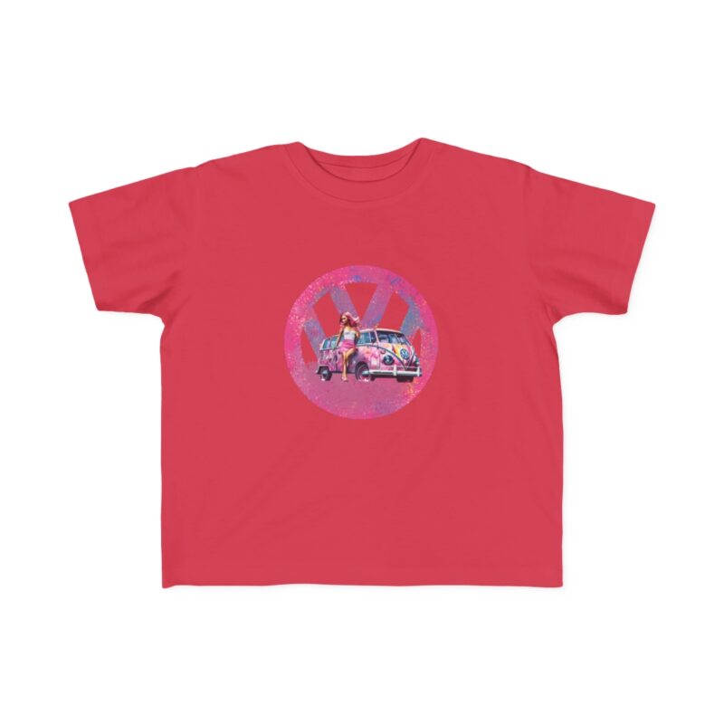 Barbiecore Van Girl Toddler's Fine Jersey Tee