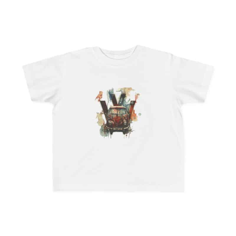 Rusty Vw Camper Toddler's Fine Jersey Tee