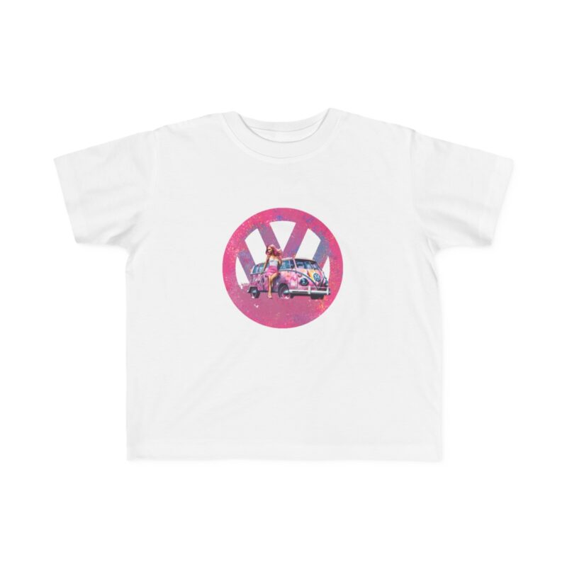 Barbiecore Van Girl Toddler's Fine Jersey Tee