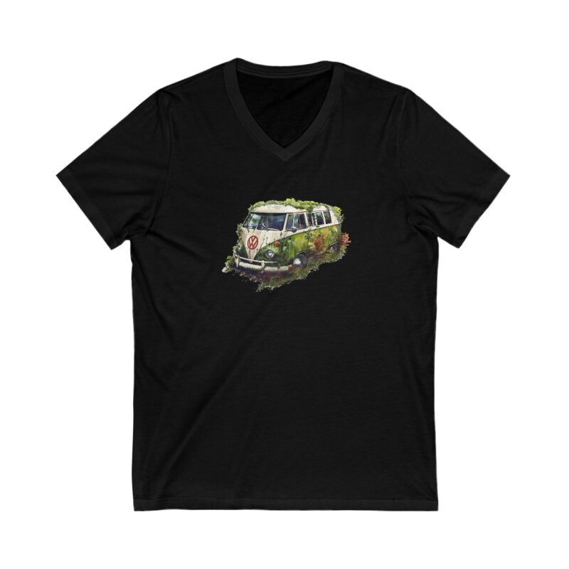 Rescued Vw Camper V-neck Unisex Tee