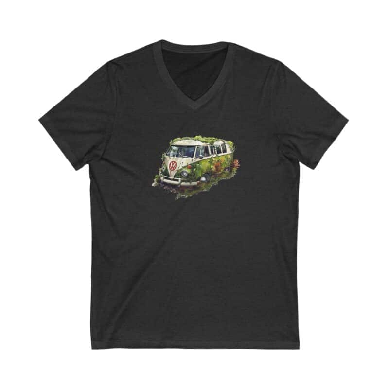 Rescued Vw Camper V-neck Unisex Tee