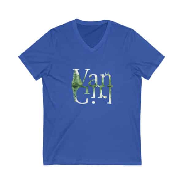 Outdoor Van Girl V-neck Unisex Tee