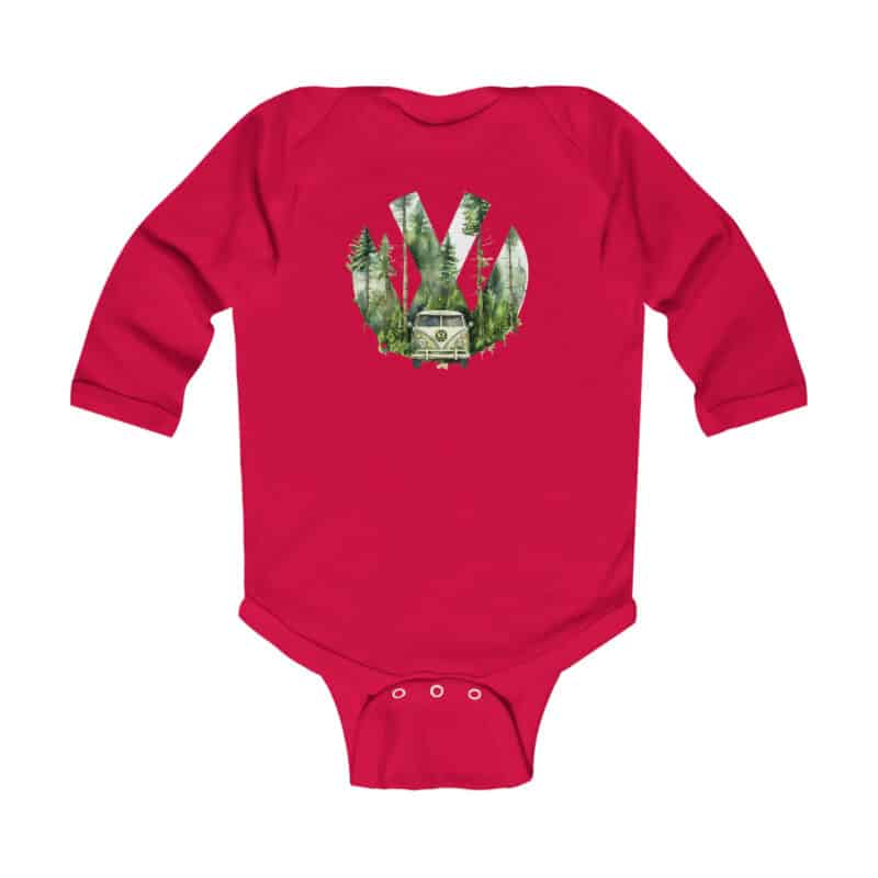 Vw Jungle Dubber Baby Long Sleeve Babygrow